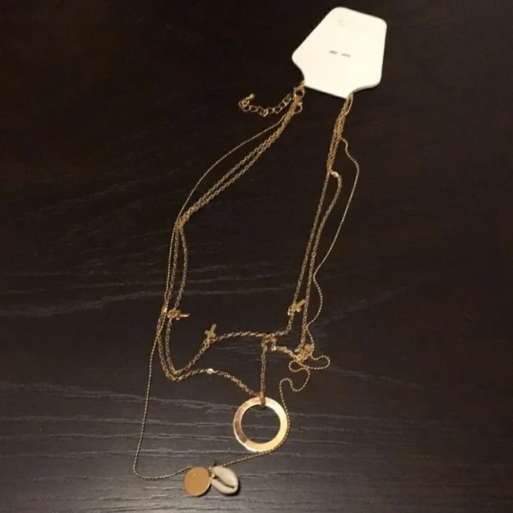 🌟Boho multi necklace chain jewelry
